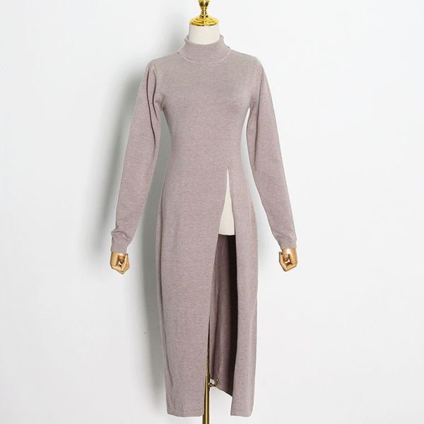 women's sweaters new split slim irregular long woman turtleneck sleeve solid color sweater dress warm autumn vket, White;black
women's sweaters new split slim irregular long woman turtleneck sleeve solid color sweater dress warm autumn vket, White;black