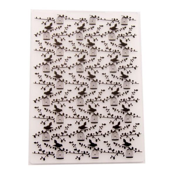 craft tools bird branch leaves birdcage pattern plastic embossing folder clear stamps diy for scrapbooking cards making
craft tools bird branch leaves birdcage pattern plastic embossing folder clear stamps diy for scrapbooking cards making