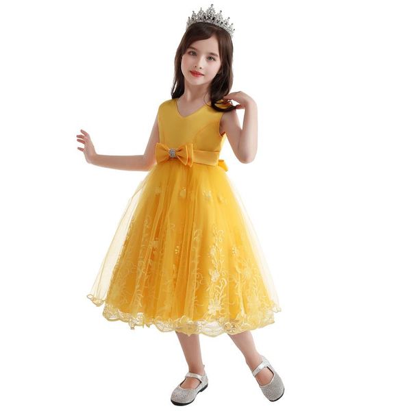 dress for girls birthday party wedding flower v-neck yellow knee length priness prom dresses 2-9 years girl's, Red;yellow
dress for girls birthday party wedding flower v-neck yellow knee length priness prom dresses 2-9 years girl's, Red;yellow