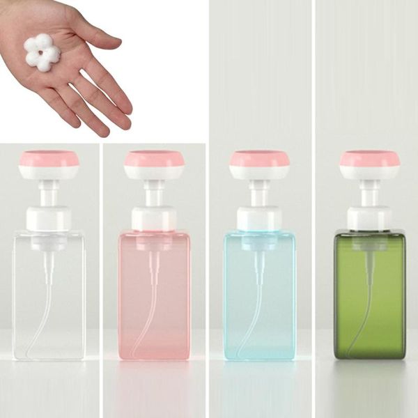 liquid soap dispenser 450ml transparent flower foam bottle refillable hand press type mousse facial cleanser pump
liquid soap dispenser 450ml transparent flower foam bottle refillable hand press type mousse facial cleanser pump