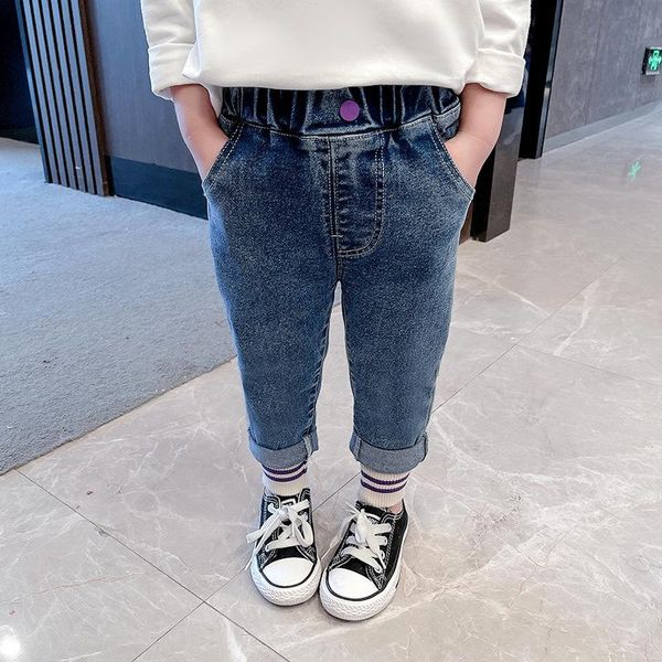 jeans children's thread splicing 2021 autumn korean casual pants small and medium-sized girls' leggings, Blue
jeans children's thread splicing 2021 autumn korean casual pants small and medium-sized girls' leggings, Blue