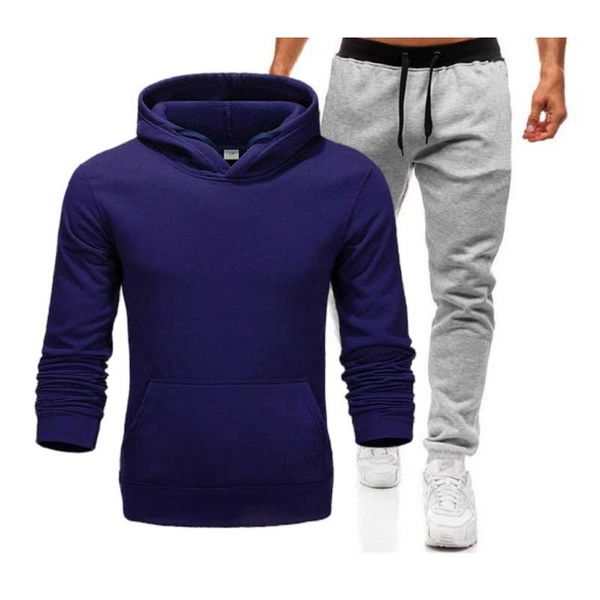 men's tracksuits 2021 fall suit 2 pieces hooded sportswear pants casual, Gray
men's tracksuits 2021 fall suit 2 pieces hooded sportswear pants casual, Gray