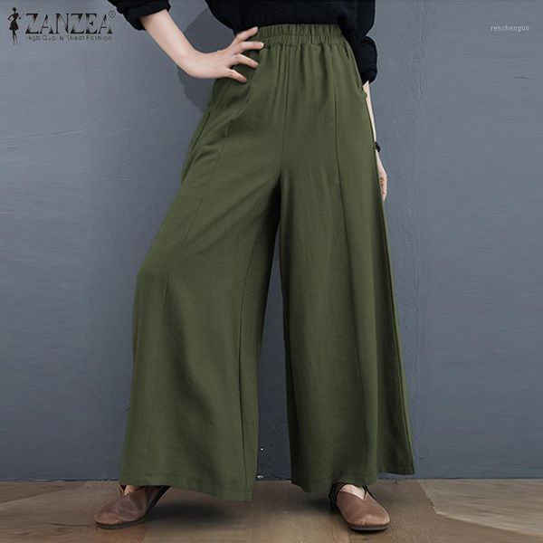 casual wide leg pants women autumn trousers elegant elastic waist solid long pantalon female loose harem palazzo women's & capris, Black;white
casual wide leg pants women autumn trousers elegant elastic waist solid long pantalon female loose harem palazzo women's & capris, Black;white