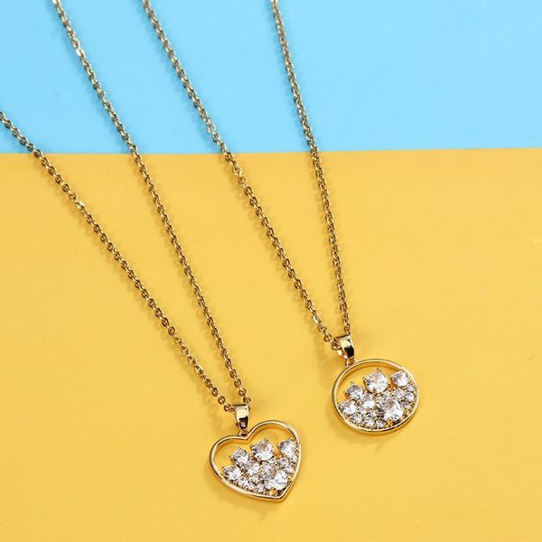 pendant necklaces fashion plated heart necklace adjustable chain gold color for women girl jewelry choker, Silver
pendant necklaces fashion plated heart necklace adjustable chain gold color for women girl jewelry choker, Silver