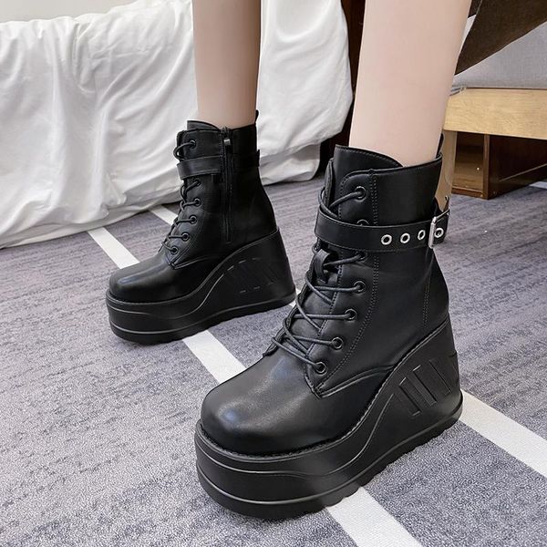 boots fashion design 2021 big sizes 43 platform high heels cosplay fashionable autumn winter wedges shoes ankle women, Black
boots fashion design 2021 big sizes 43 platform high heels cosplay fashionable autumn winter wedges shoes ankle women, Black