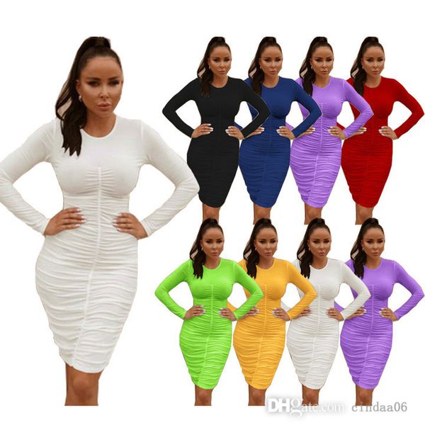 women midi dresses solid color long sleeve modest dress elegant casual ladies one-piece skirt, Black;gray
women midi dresses solid color long sleeve modest dress elegant casual ladies one-piece skirt, Black;gray