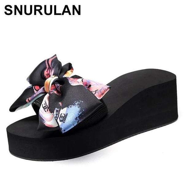 snurulansandalias bow women summer tie beach shoes woman slippers flat heels flip flops ladies sliders platform, Black
snurulansandalias bow women summer tie beach shoes woman slippers flat heels flip flops ladies sliders platform, Black