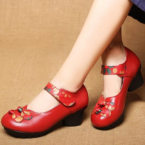 dress shoes women many jane pumps genuine split leather high block heels round toe platform ethnic sandals ladies zapatos mujer 8655w, Black
dress shoes women many jane pumps genuine split leather high block heels round toe platform ethnic sandals ladies zapatos mujer 8655w, Black