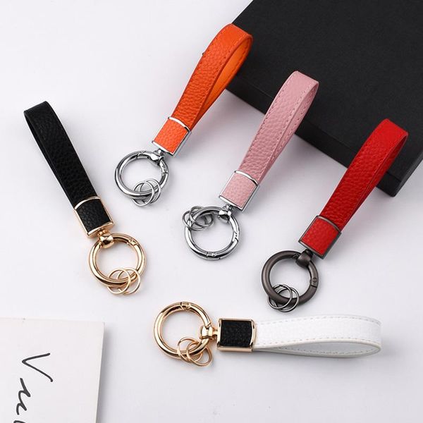 keychains fashion women's luxury metal leather keychain holder men's gadgets couple auto keyring accessories boyfriend gift, Silver
keychains fashion women's luxury metal leather keychain holder men's gadgets couple auto keyring accessories boyfriend gift, Silver