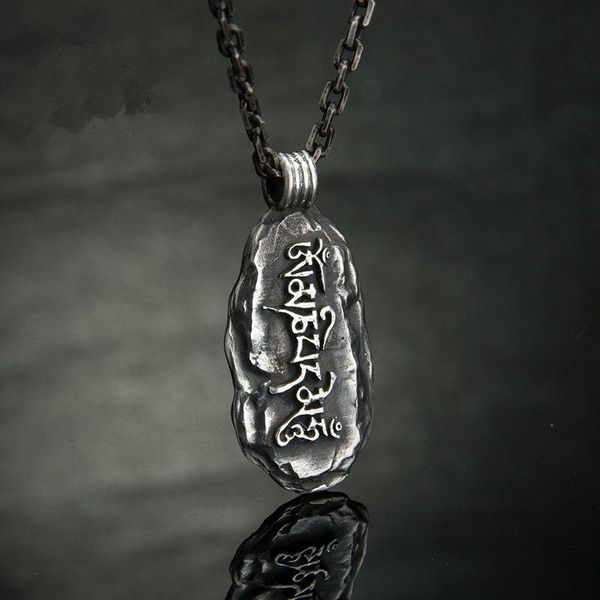 chains original chinese style six-character mantra transshipment silver pendant peace symbol avalokitesvara heart necklace
chains original chinese style six-character mantra transshipment silver pendant peace symbol avalokitesvara heart necklace