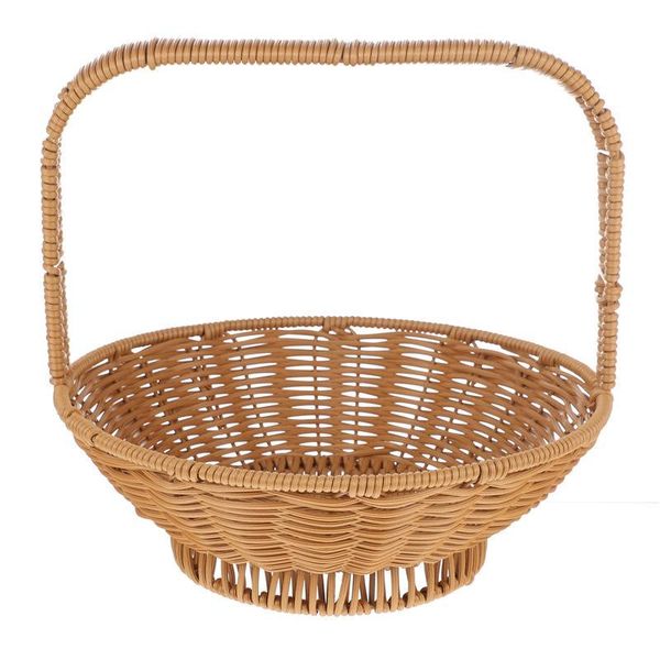 fake rattan woven basket fruit candy dry flower hand gift (large) storage bottles & jars
fake rattan woven basket fruit candy dry flower hand gift (large) storage bottles & jars