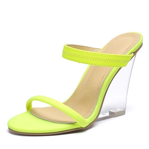 slippers weages women summer shoes gladiater green transparent high heels crystal fashion slides big size 43, Black
slippers weages women summer shoes gladiater green transparent high heels crystal fashion slides big size 43, Black