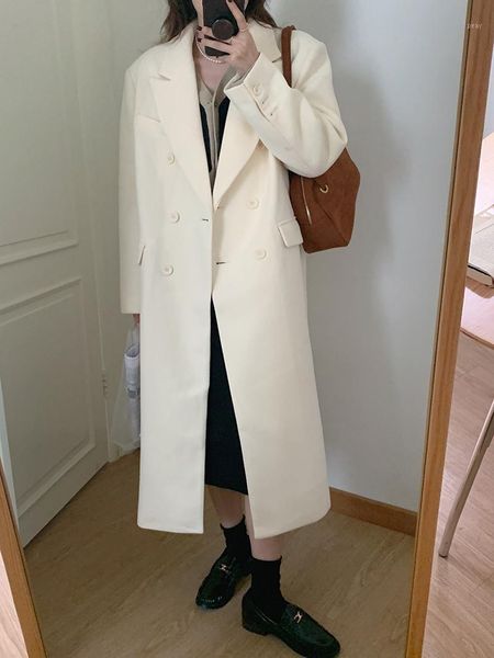 women's trench coats vanovich korean winter wool coat double breasted loose long windbreaker women fashion clothes, Tan;black
women's trench coats vanovich korean winter wool coat double breasted loose long windbreaker women fashion clothes, Tan;black