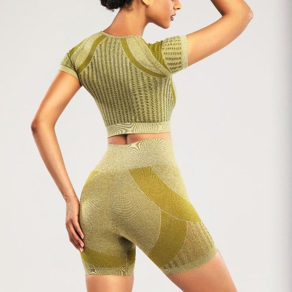 yoga outfit 2pcs seamless women set workout sportswear gym clothes fitness shorts sleeve crop high waist sports suit 2021
yoga outfit 2pcs seamless women set workout sportswear gym clothes fitness shorts sleeve crop high waist sports suit 2021