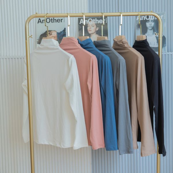 t shirt t 6-color autumn / winter collar solid color versatile warm with high elasticity and slim long sleeve shirt women, White
t shirt t 6-color autumn / winter collar solid color versatile warm with high elasticity and slim long sleeve shirt women, White