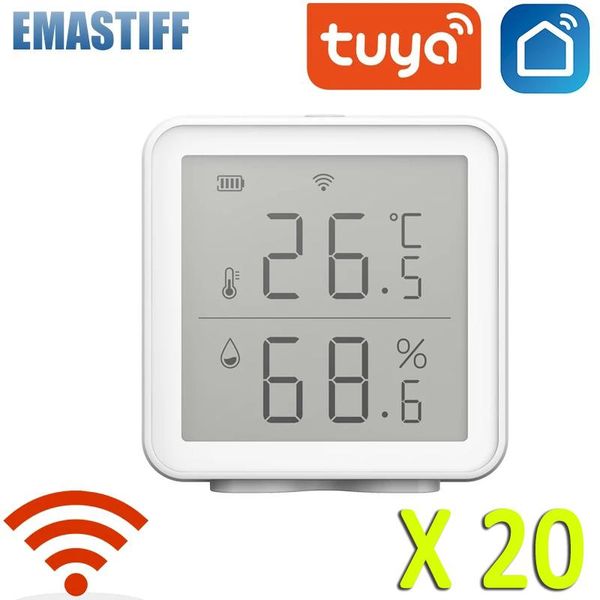 smart home control 20pcs tuya wifi temperature and humidity sensor indoor hygrometer thermometer detector support alexa google life
smart home control 20pcs tuya wifi temperature and humidity sensor indoor hygrometer thermometer detector support alexa google life