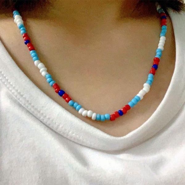 chains bohemian round acrylic beads choker necklace for women man punk outfits collares beach jewelry, Silver
chains bohemian round acrylic beads choker necklace for women man punk outfits collares beach jewelry, Silver
