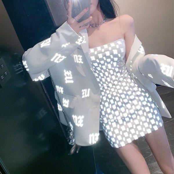 y2k fashion future sense glow letter print blazer and dress suits women new spaghetti strap dresses sets chic bodycon set 210422, White
y2k fashion future sense glow letter print blazer and dress suits women new spaghetti strap dresses sets chic bodycon set 210422, White