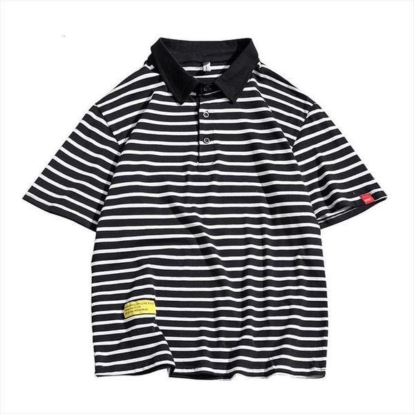 striped shirts casual breathable brand mens polos fashion short sleeve summer men shirt clothing, White;black
striped shirts casual breathable brand mens polos fashion short sleeve summer men shirt clothing, White;black