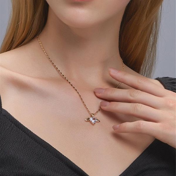 pendant necklaces otoky necklace alloy chain vintage metallic golden wing love angel lock women jewelry chains for, Silver
pendant necklaces otoky necklace alloy chain vintage metallic golden wing love angel lock women jewelry chains for, Silver