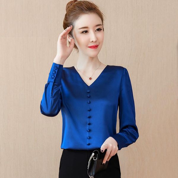 women's blouses & shirts xxl women quality shirt blouse office ladies spring autumn long sleeve chiffon blusa camisa summer ol feminin, White
women's blouses & shirts xxl women quality shirt blouse office ladies spring autumn long sleeve chiffon blusa camisa summer ol feminin, White