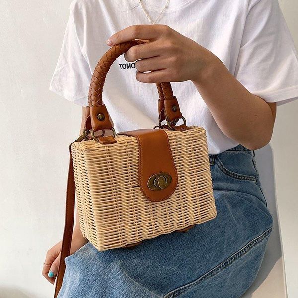 evening bags straddle straw bag women's 2021 woven shoulder rattan handbag satchel tote 
evening bags straddle straw bag women's 2021 woven shoulder rattan handbag satchel tote
