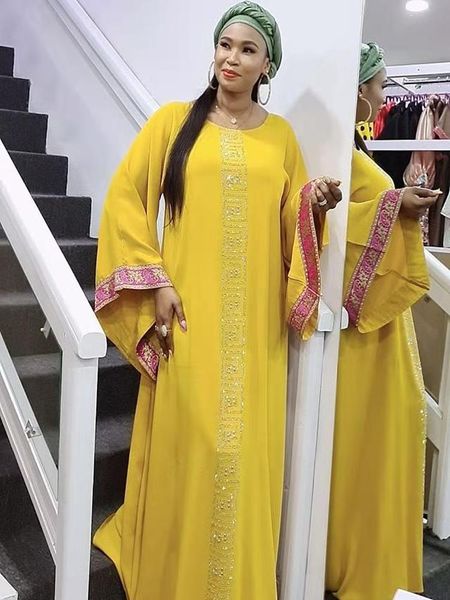 ethnic clothing fashion casual yellow long flare sleeve muslim dress 2021 autumn diamonds chiffon african dresses women abaya femme robe, Red
ethnic clothing fashion casual yellow long flare sleeve muslim dress 2021 autumn diamonds chiffon african dresses women abaya femme robe, Red