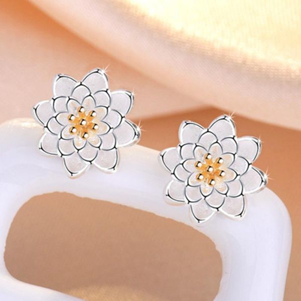 stud yj ladies earrings lotus temperament niche simple ear jewelry literary national wind retro, Golden;silver
stud yj ladies earrings lotus temperament niche simple ear jewelry literary national wind retro, Golden;silver