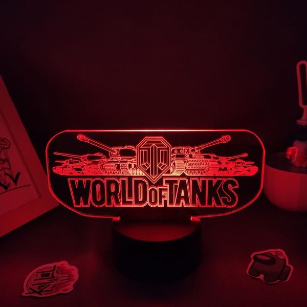 night lights game mark world of tanks 3d lamps led rgb neon light birthday cool gift for friend bed room table desk colorful decoration
night lights game mark world of tanks 3d lamps led rgb neon light birthday cool gift for friend bed room table desk colorful decoration