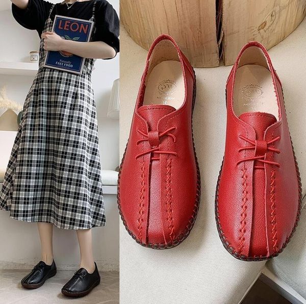 sandals women's shoes leather soft sole mother comfortable flat single casual loafers walking shoe w6wy, Black
sandals women's shoes leather soft sole mother comfortable flat single casual loafers walking shoe w6wy, Black