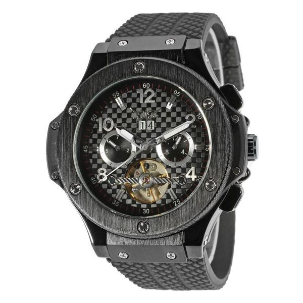 brand watch men multifunction sports watches tourbillon automatic mechanical wristwatches man reloj hombre, Slivery;brown
brand watch men multifunction sports watches tourbillon automatic mechanical wristwatches man reloj hombre, Slivery;brown