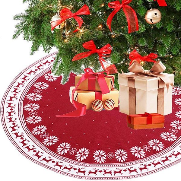 christmas decorations 90cm/122cm tree skirt knitted snowflake red for xmas party holiday
christmas decorations 90cm/122cm tree skirt knitted snowflake red for xmas party holiday