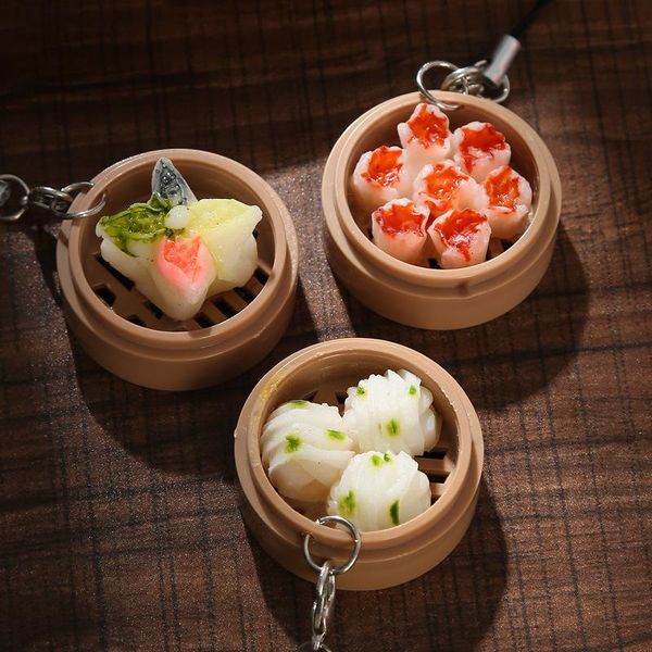 keychains environmental protection abs simulation chinese dessert steamed buns steamer key chain pendant creative gift, Silver
keychains environmental protection abs simulation chinese dessert steamed buns steamer key chain pendant creative gift, Silver