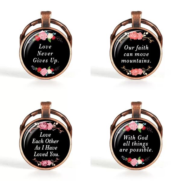 love never gives up new fashion bible verse glass cabochon keychain verse quote key chain car key holder christian gift, Slivery;golden
love never gives up new fashion bible verse glass cabochon keychain verse quote key chain car key holder christian gift, Slivery;golden