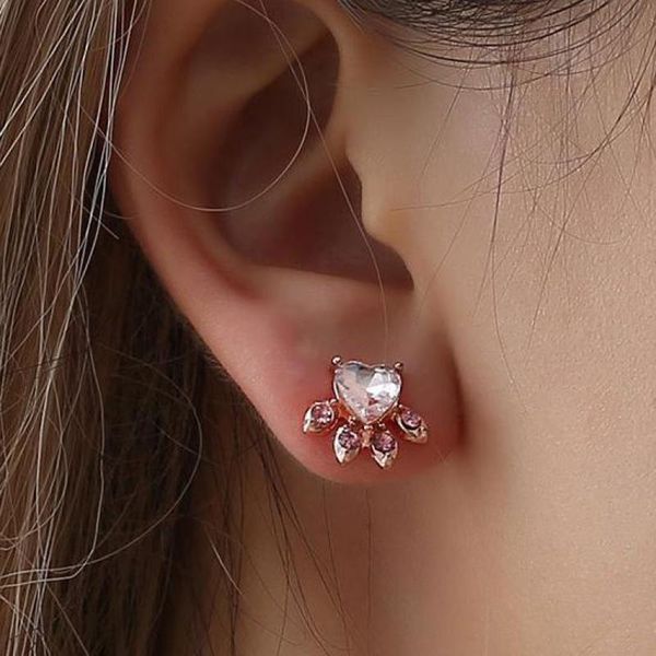 pink crystal zircon cat footprint earrings animal claw stud for women earing jewelry earings earring gift, Golden;silver
pink crystal zircon cat footprint earrings animal claw stud for women earing jewelry earings earring gift, Golden;silver