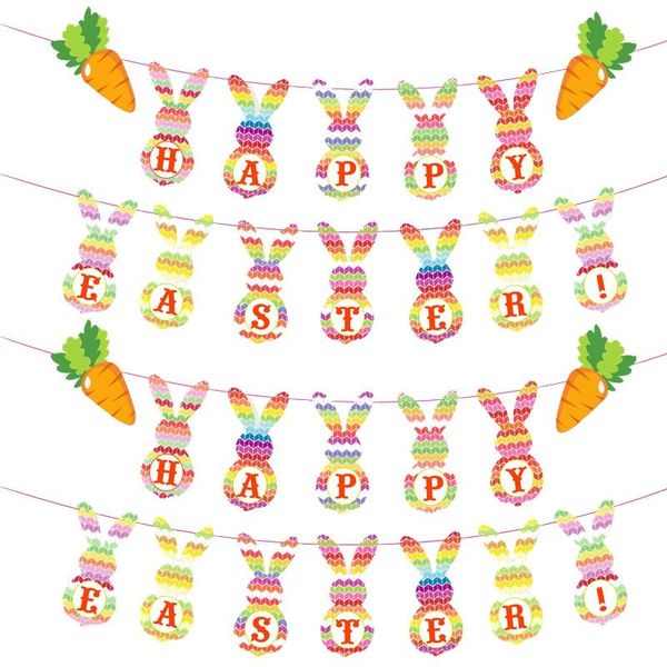 happy easter paper banners colorful pattern bunting garland decorations home party decor decoration
happy easter paper banners colorful pattern bunting garland decorations home party decor decoration