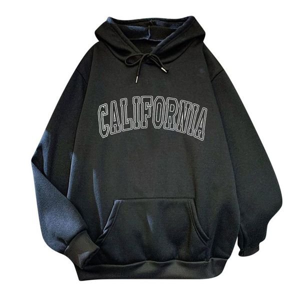 women's hoodies & sweatshirts letters print pockets long-sleeved cotton keep warm femme sweatshirt casual bottoming lady blouse pullove, Black
women's hoodies & sweatshirts letters print pockets long-sleeved cotton keep warm femme sweatshirt casual bottoming lady blouse pullove, Black