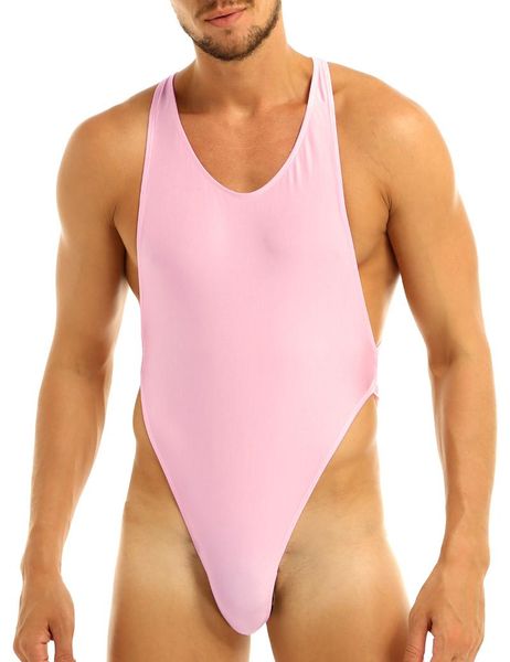 mens pink backless high cut thong bodysuit vest leotard jumpsuit underwear men's g-strings, Black;brown
mens pink backless high cut thong bodysuit vest leotard jumpsuit underwear men's g-strings, Black;brown