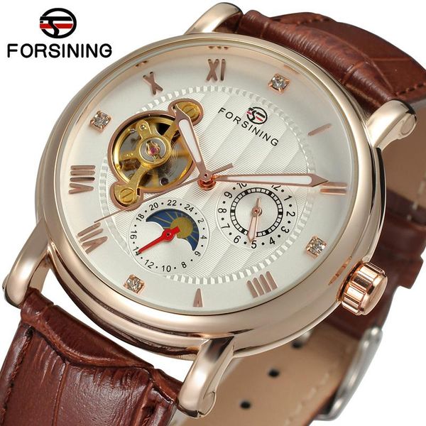 china watch factory forsining man tourbillion automatic wholesale multifunctional moon phase tourbillon mechanical mens watches wristwatches, Slivery;brown
china watch factory forsining man tourbillion automatic wholesale multifunctional moon phase tourbillon mechanical mens watches wristwatches, Slivery;brown