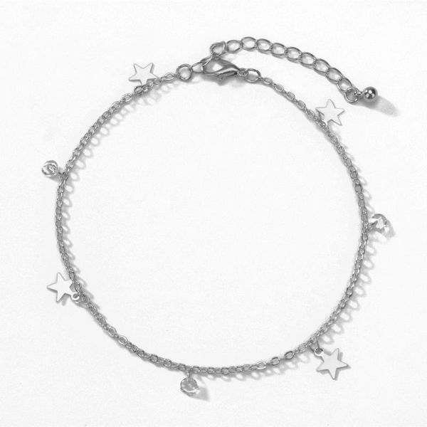 anklets accessories transparent rhinestone sequins pentagram fashion simple geometric star sand foot ornaments, Red;blue
anklets accessories transparent rhinestone sequins pentagram fashion simple geometric star sand foot ornaments, Red;blue