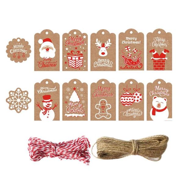 christmas decorations paper tags with string 120pcs kraft gift labels vintage snowflake tree santa claus design for diy pres
christmas decorations paper tags with string 120pcs kraft gift labels vintage snowflake tree santa claus design for diy pres