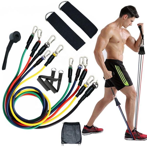 11pcs yoga band tube resistance bands set fitness elastic rubber training workout expander pull rope gym equipm
11pcs yoga band tube resistance bands set fitness elastic rubber training workout expander pull rope gym equipm