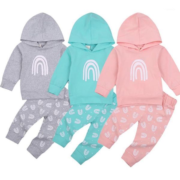 clothing sets infant kids baby fashion 2-piece outfit set long sleeve rainbow print hoodie+pants for children spring autumn1, White
clothing sets infant kids baby fashion 2-piece outfit set long sleeve rainbow print hoodie+pants for children spring autumn1, White