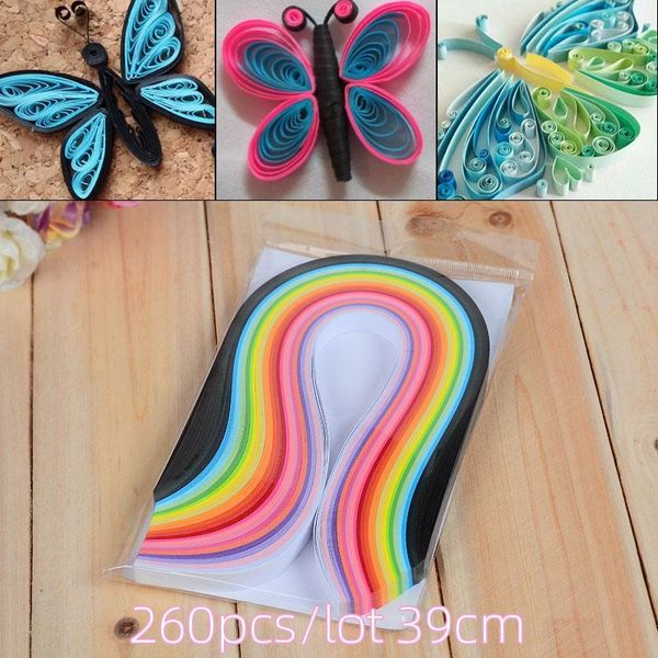 other arts and crafts quilling butterflies 260pcs/lot sets color paper stripes stickers diy art workhand carfts handmade supplies butterfly
other arts and crafts quilling butterflies 260pcs/lot sets color paper stripes stickers diy art workhand carfts handmade supplies butterfly