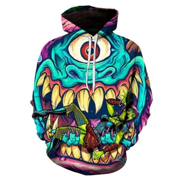 men's hoodies & sweatshirts personality funny anime print hoodie men and women street hip-hop hooded sweater spring autumn comfortable, Black
men's hoodies & sweatshirts personality funny anime print hoodie men and women street hip-hop hooded sweater spring autumn comfortable, Black