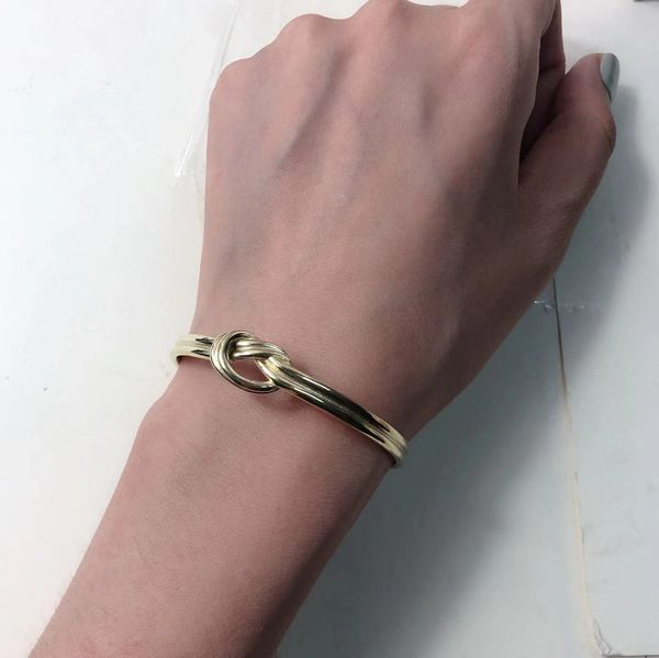 70% off celi knot bracelet twist knot open 24k gold plated simple fashion net red live w84m, Black
70% off celi knot bracelet twist knot open 24k gold plated simple fashion net red live w84m, Black
