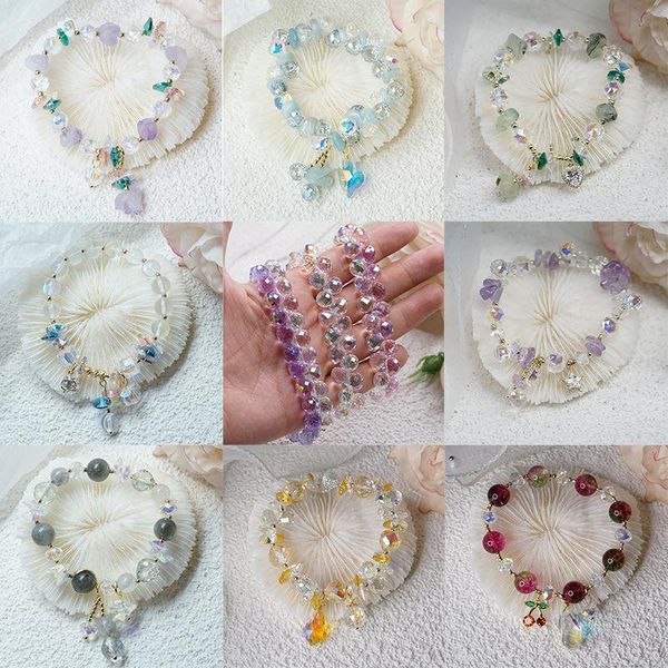 beaded, strands shiny colorful crystal bracelet sen series ethnic style pink minority students girlfriends wholesale, Black
beaded, strands shiny colorful crystal bracelet sen series ethnic style pink minority students girlfriends wholesale, Black
