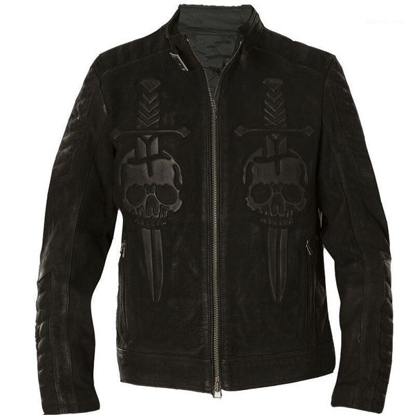 vintage black skulls motorcycle style genuine leather jacket men plus size 3xl thick cowhide spring slim fit biker coat men's & faux
vintage black skulls motorcycle style genuine leather jacket men plus size 3xl thick cowhide spring slim fit biker coat men's & faux