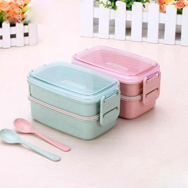 dinnerware sets double layers lunch box eco-friendly container plant fiber bento plastic storage case for kids student school picnic
dinnerware sets double layers lunch box eco-friendly container plant fiber bento plastic storage case for kids student school picnic