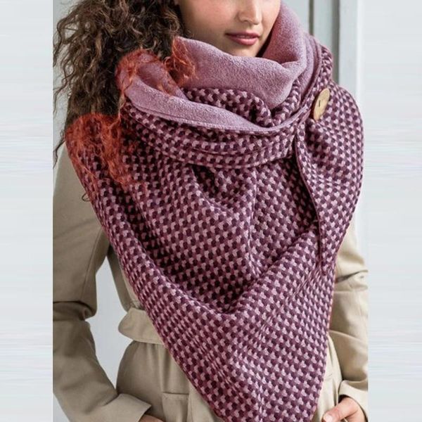 women's scarf winter warm retro designer fashion printing button soft wrap casual scarves shawls lady #t3g, Blue;gray
women's scarf winter warm retro designer fashion printing button soft wrap casual scarves shawls lady #t3g, Blue;gray